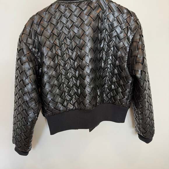 💋Dolce Cabo Faux Leather Quilted Jacket –M 008 - Picture 2 of 5